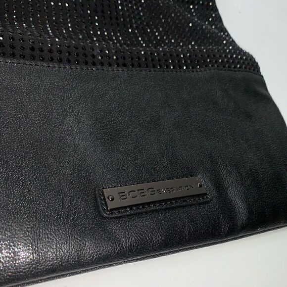 BCBGeneration Sparkly Clutch Black Medium - Picture 10 of 10